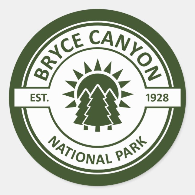 Bryce Canyon National Park Classic Round Sticker (Front)