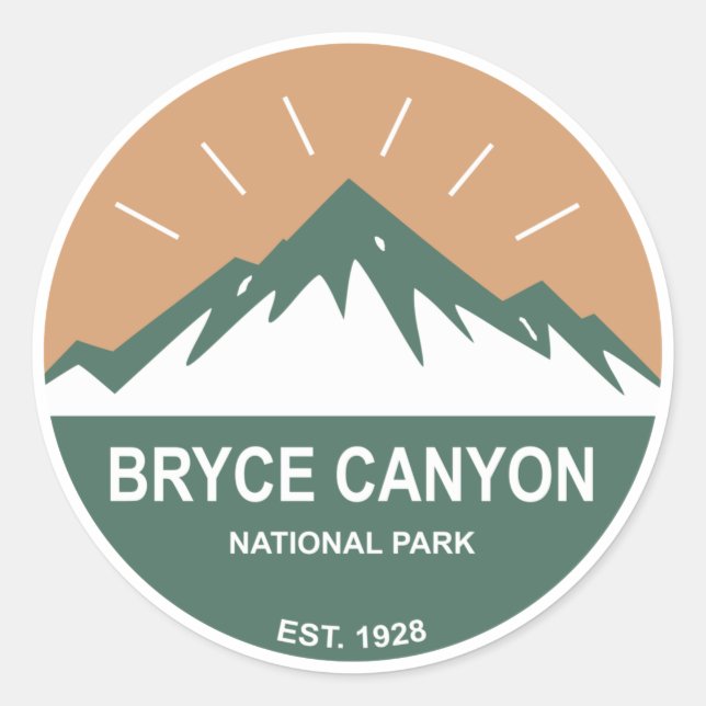 Bryce Canyon National Park Classic Round Sticker (Front)