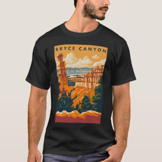 Bryce Canyon National Park Midcentury Modern T-Shirt