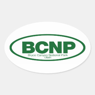 Bryce Canyon National Park Oval Sticker