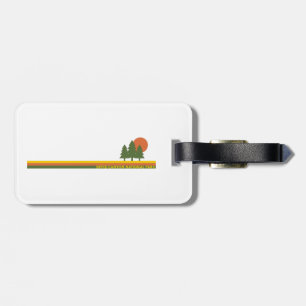 Bryce Canyon National Park Pine Trees Sun Luggage Tag