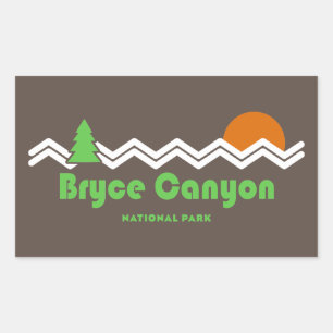 Bryce Canyon National Park Retro Sticker