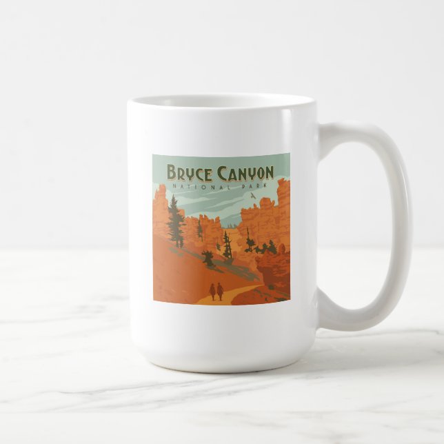 Bryce Canyon National Park Rock Formations Coffee Mug (Right)