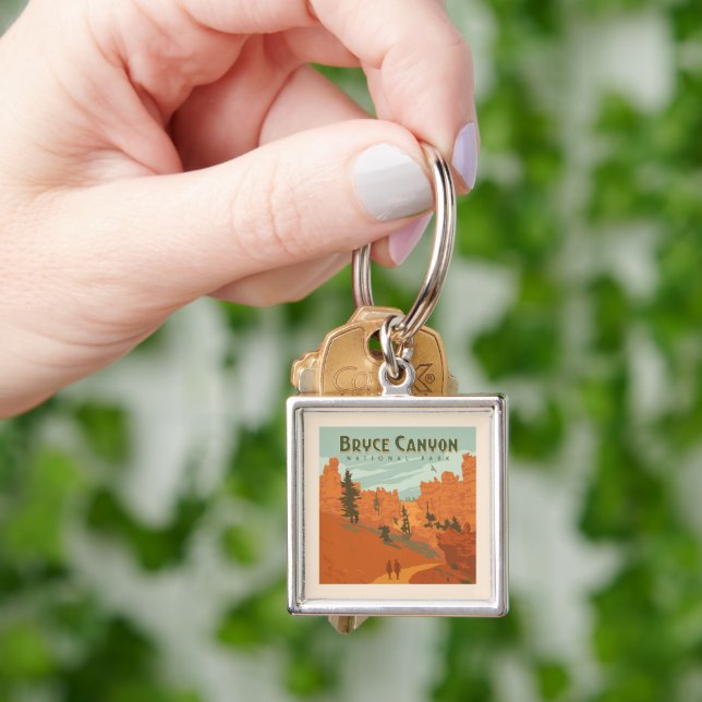 Bryce Canyon National Park Rock Formations Keychain (Hand)