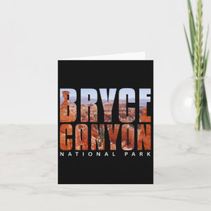 Bryce Canyon National Park-souvenir Gift-camping H Card