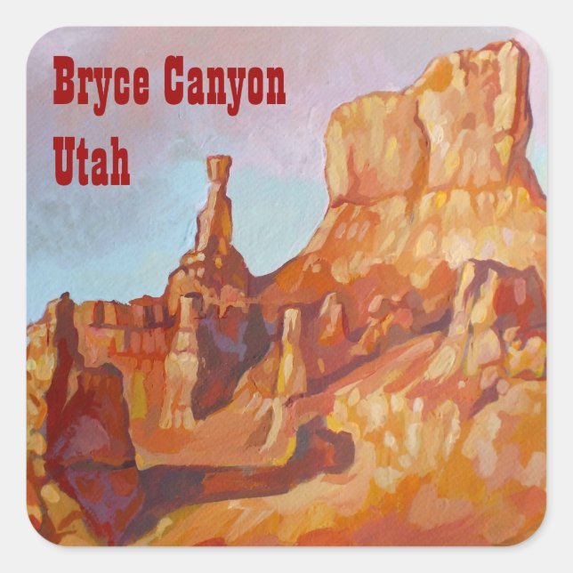 Bryce Canyon National Park Square Sticker (Front)
