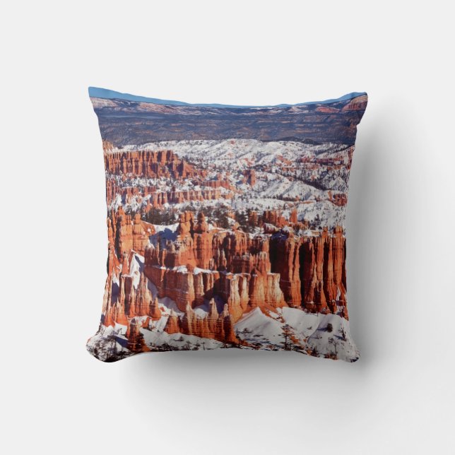 Bryce Canyon National Park Throw Pillow (Front)