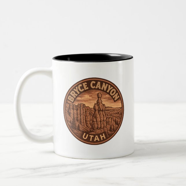 Bryce Canyon National Park Utah Ceramic Mug (Gauche)