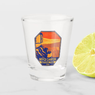 Bryce Canyon National Park Utah Inspiration Point Shot Glass