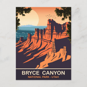 Bryce Canyon, National Park, Utah, Travel Postcard