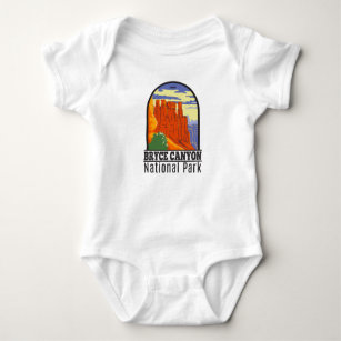 Bryce Canyon National Park Utah Vintage Baby Bodysuit