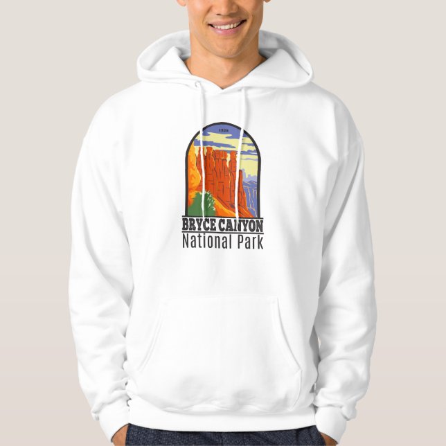 Bryce Canyon National Park Utah Vintage Hoodie (Front)
