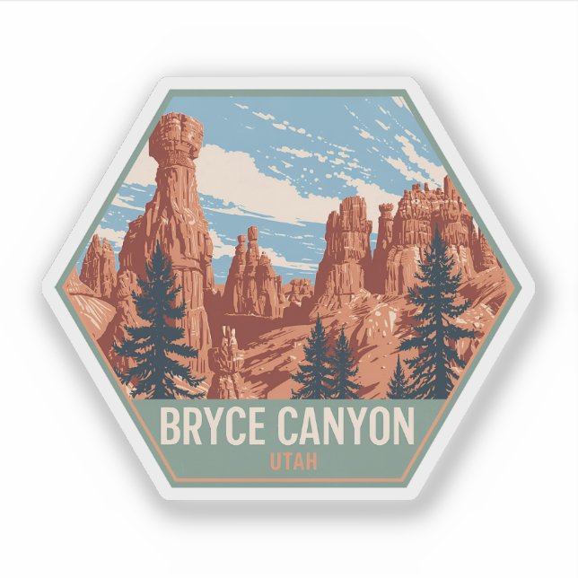 Bryce Canyon National Park Utah Vintage Travel (Front)