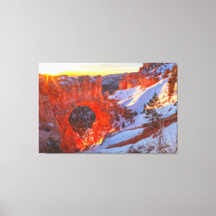Bryce Canyon Natural Arch Canvas Print