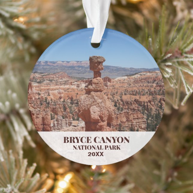 Bryce Canyon Ornement - Personnaliser l'année (Arbre)