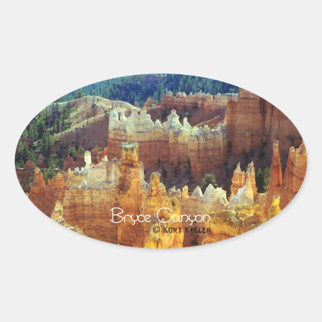 Bryce Canyon Oval Sticker (Front)
