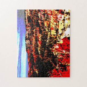 Bryce Canyon Posterization Amphitheatre Jigsaw Puzzle