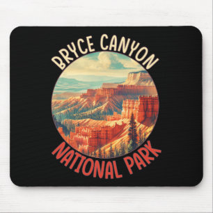 Bryce Canyon Us State-utah Vintage Nation Parks Ca Mouse Pad