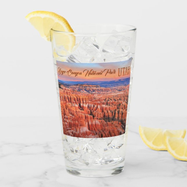 Bryce Canyon Utah Sunset Glass (Front Ice)