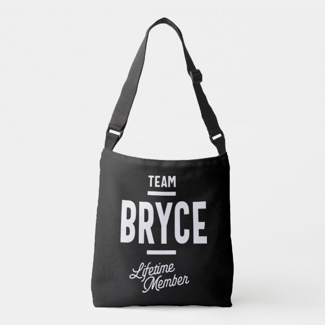 Bryce Personalized Name Birthday Gift Crossbody Bag (Front)