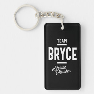 Bryce Personalized Name Birthday Gift Keychain