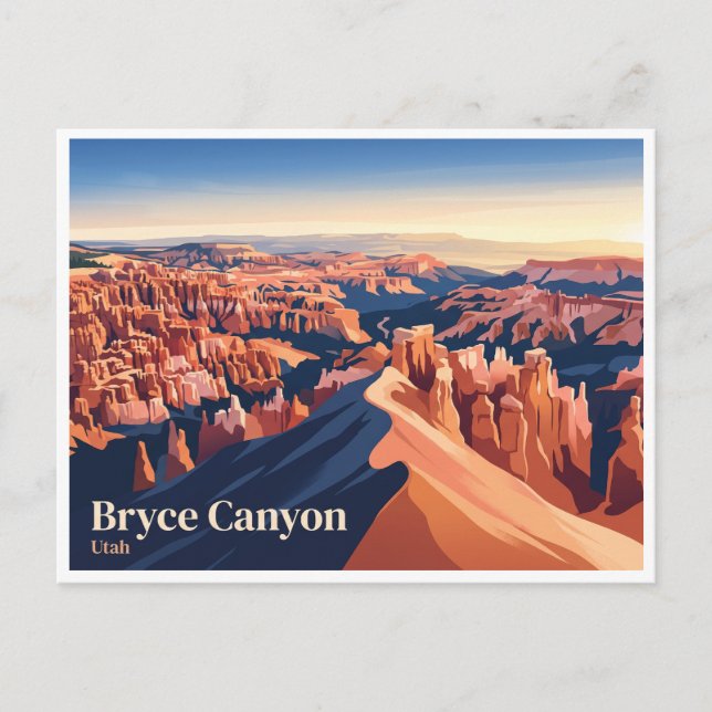 Bryce Point Utah Postcard (Front)