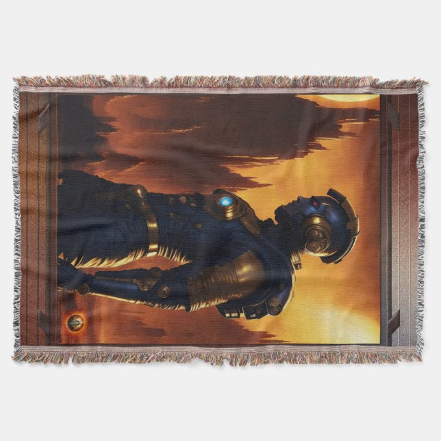 Brygdon Of The Fifth Imperium by Xzendor7 Throw Blanket (Front)