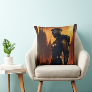 Brygdon Of The Fifth Imperium by Xzendor7 Throw Pillow