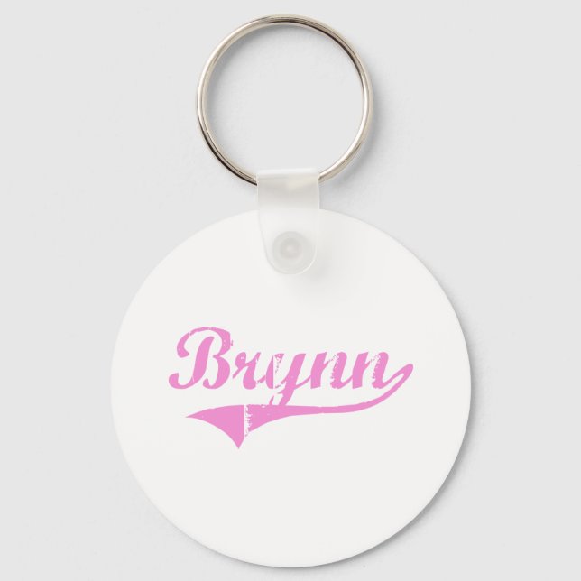 Brynn Classic Style Name Keychain (Front)