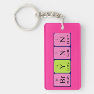 Brynn periodic table name keyring