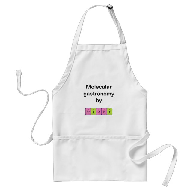 Bryony periodic table name apron (Front)