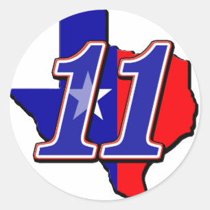 BS11flag Classic Round Sticker