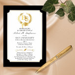 BS - Bachelor of Science Degree College Graduation<br><div class="desc">This graduation announcement for a BS (Bachelor of Science) graduate in any major can be utilized as an announcement and / or a party invitation through the "customization" option. Design by Holiday Hearts Designs (rights reserved). If you need the uneditable portion of this design modified, please message designer, and Holiday...</div>