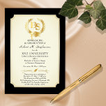 BS - Bachelor of Science Degree College Graduation<br><div class="desc">This graduation announcement for a BS (Bachelor of Science) graduate in any major can be utilized as an announcement and / or a party invitation through the "customization" option. Panel background for this design features an aged look filter to give it that old-world timeless appearance. Design by Holiday Hearts Designs...</div>