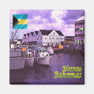 BS - Bahamas - Nassau Harbour Magnet