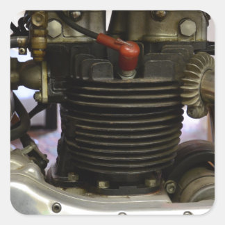 BSA A7 Motor Square Sticker