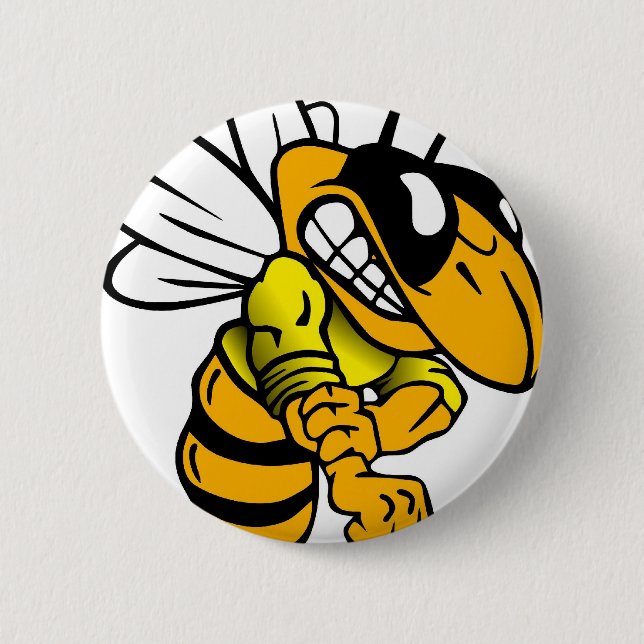 Bsaa Yellow Jackets Under 8 2 Inch Round Button (Front)