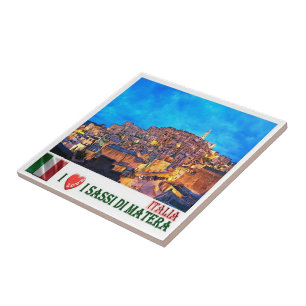 BSL018 MATERA The Sassi of Matera I Love, Tile