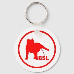 BSL PITBULL KEYCHAIN