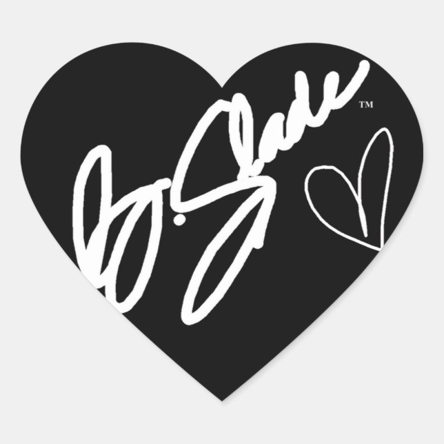 @BSLADE SIGNATURE SERIE COEUR PROMO STICKERS (Devant)