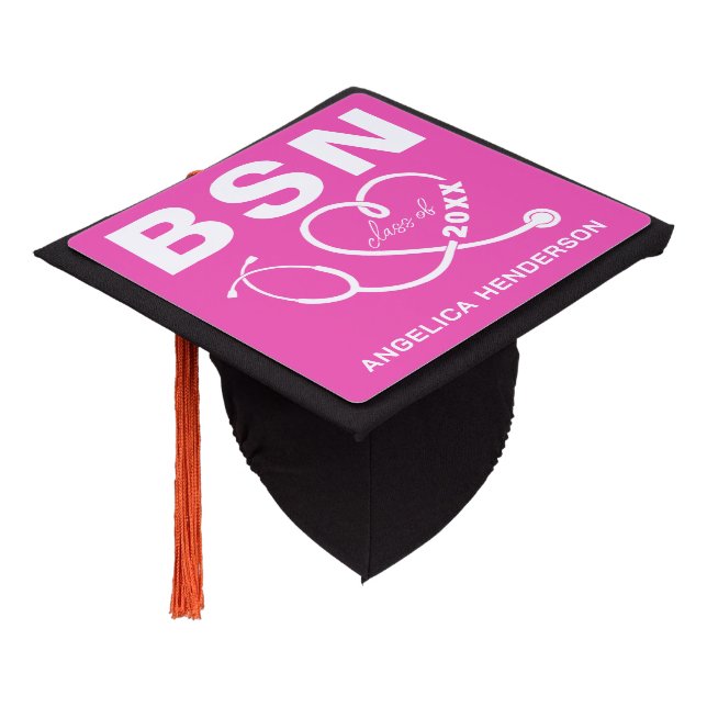 BSN Nurse Graduation Cap Topper (Angled)