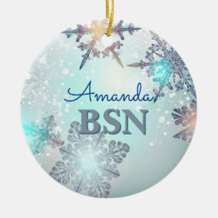 BSN Nurse Graduation Ceramic Ornament
