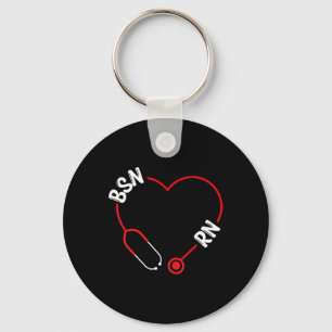Bsn Rn Nurse Graduation Nursing Essentials Bsn Nur Keychain