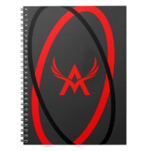 bstract Geometric Pattern Black Red Grey