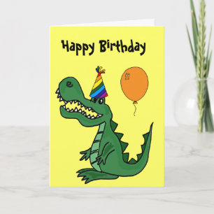 BT - Carton Gator Carte d'anniversaire