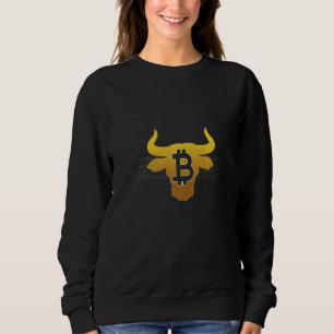 BTC Bitcoin Bull For Crypto Traders Sweatshirt