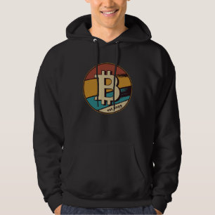 BTC Bitcoin comeback crypto vintage retro est 2009 Hoodie
