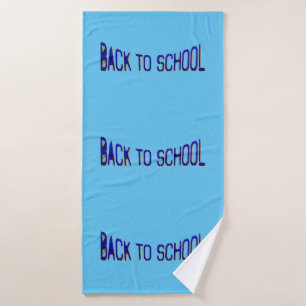 BTS Blue S Paint Bath Towel