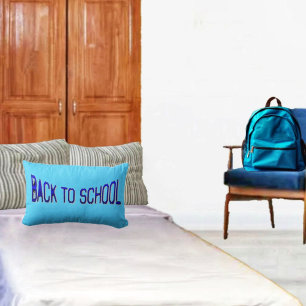 BTS Blue S Paint Lumbar Pillow