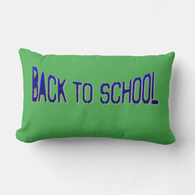 BTS-Blue S.Paint Lumbar Pillow (Front)